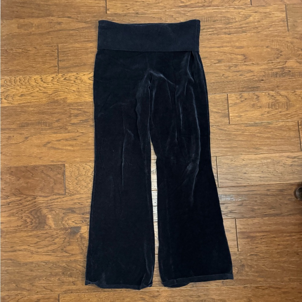 Garage Black Velvet Pants